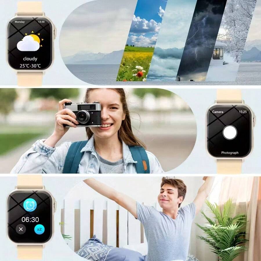 Smartwatch Touch - Reloj Inteligente 2025 con Pantalla Táctil