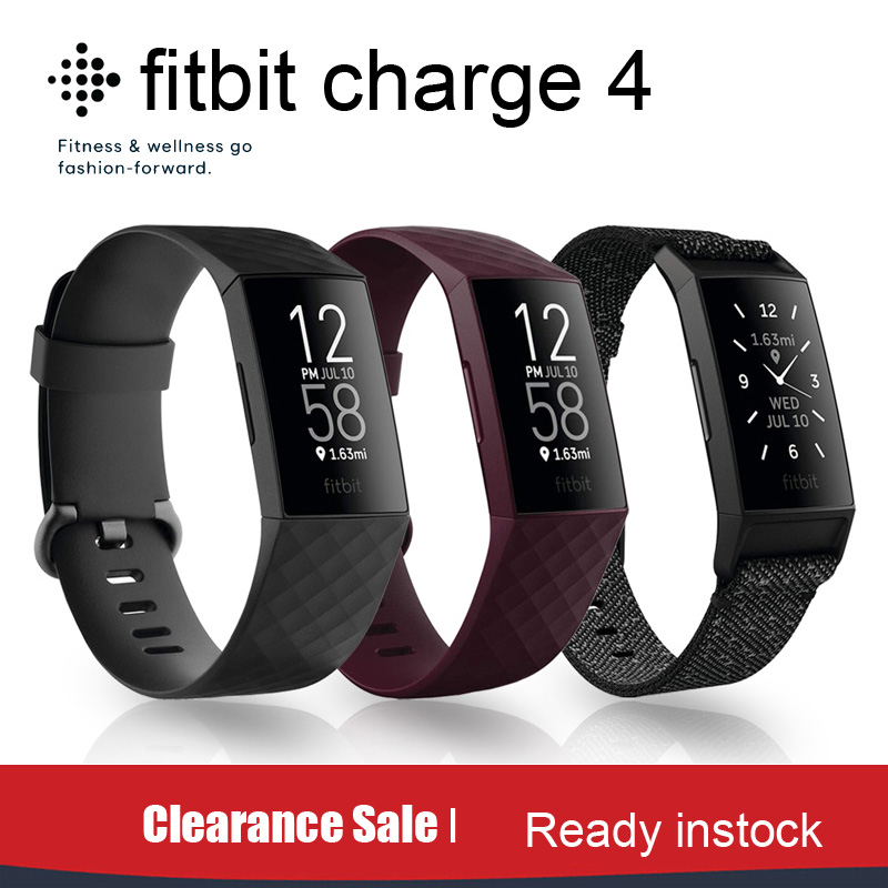 Smartwatch Touch - Fitbit-Correa de reloj inteligente Charger 4