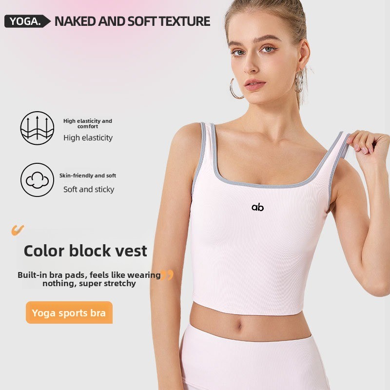 Rugged Sport Strap - Camiseta sin mangas de yoga acanalada
