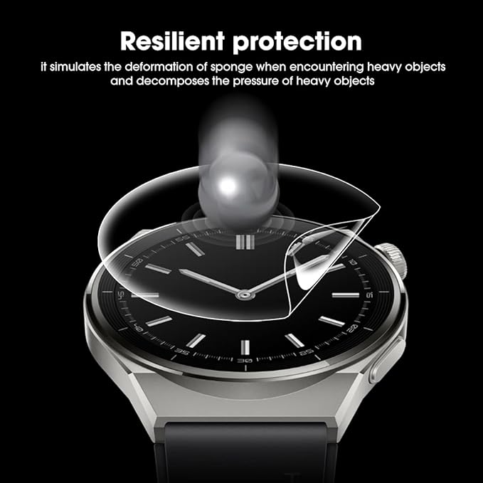 Película protectora de hidroge - Watch Face Protector reseña y precio