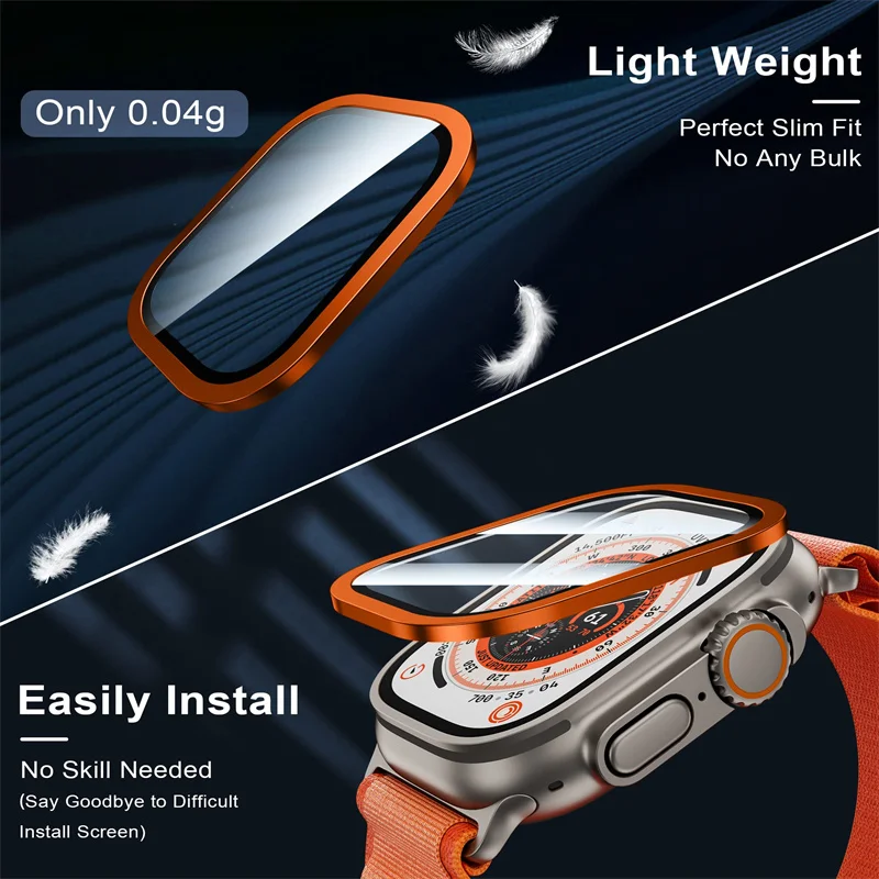 Vidrio templado para Apple Wat - Watch Face Protector reseña y precio