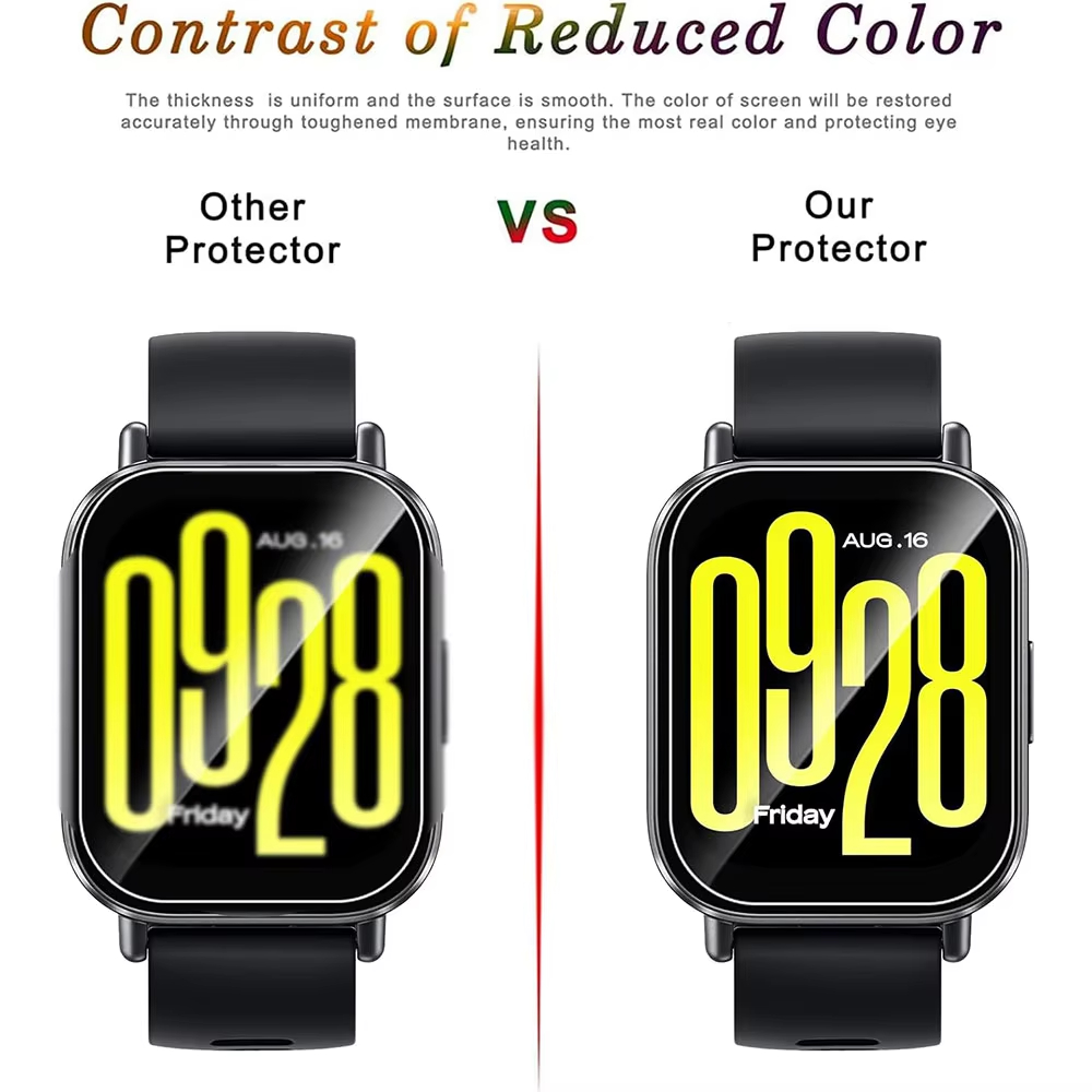 1-5 uds vidrio templado para X - Watch Case Bumper reseña y precio