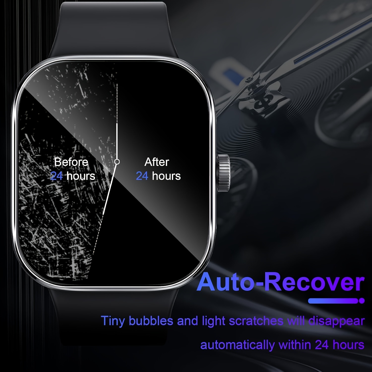3-5 piezas de vidrio templado  - Watch Face Protector reseña y precio