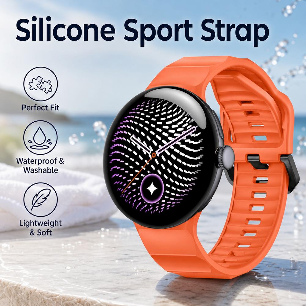 Correa de silicona estilo ondu - Smartwatch Nexus reseña y precio