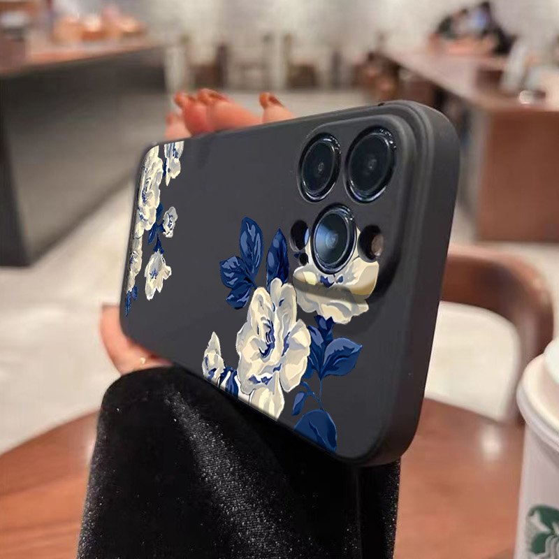 Funda de teléfono con flores a - Samsung Galaxy A55 reseña y precio