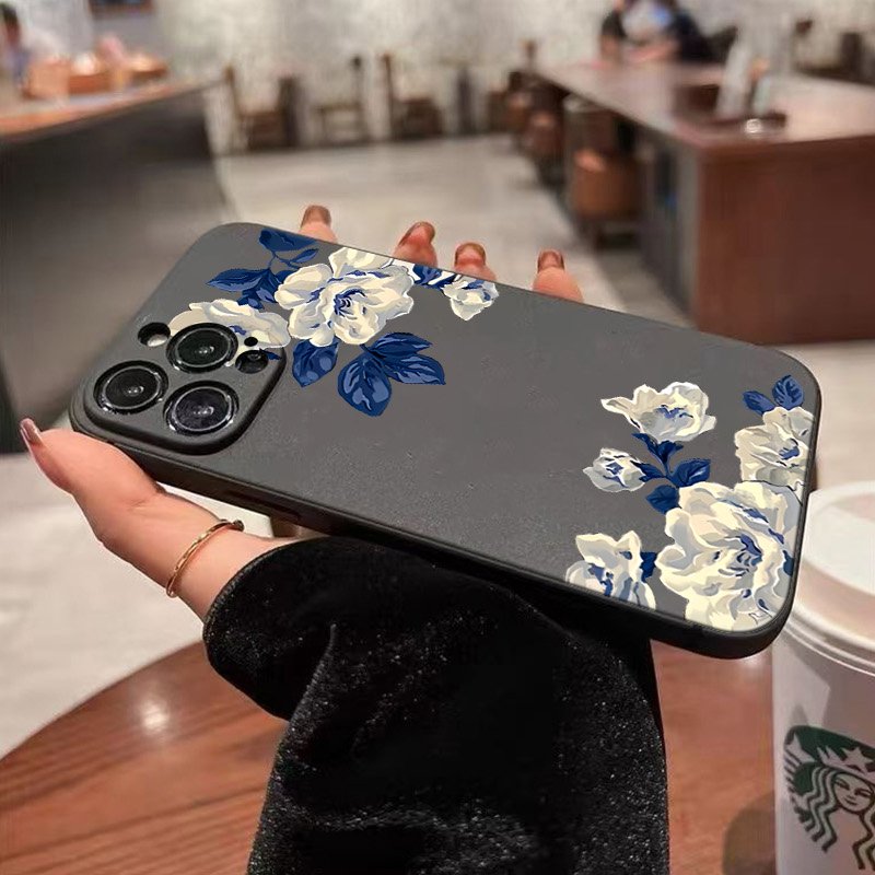 Funda de teléfono con flores a - Samsung Galaxy A55 reseña y precio