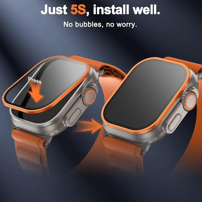 Vidrio templado para Apple Wat - Smartwatch Case reseña y precio